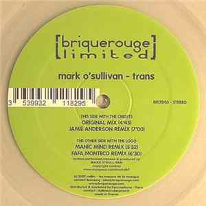 FLAC Mark O'Sullivan - Trans