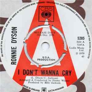 FLAC Ronnie Dyson - I Don't Wanna Cry / She's Gone