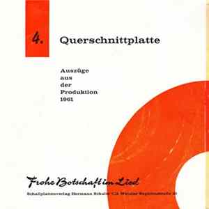 FLAC Unknown Artist - Querschnittplatte 4 (Ausschnitte Aus Der Produktion 1961)