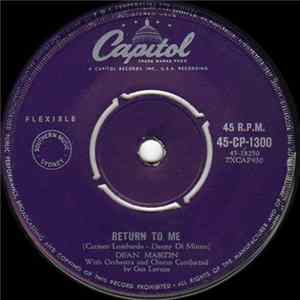 FLAC Dean Martin - Return To Me