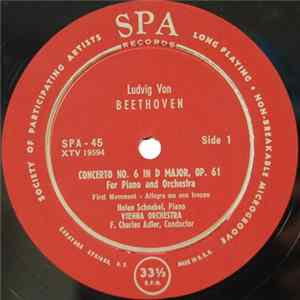 FLAC Beethoven, Hélène Schnabel Helen Schnabel The Vienna Orchestra Conducted By F. Charles Adler - Concerto No. 6 In D Major, Op. 61