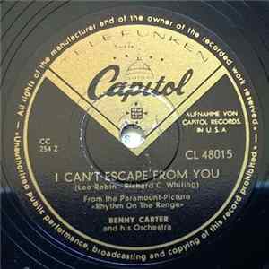 FLAC Benny Carter's Orchestra - I Can't Escape From You / I Can't Get Started