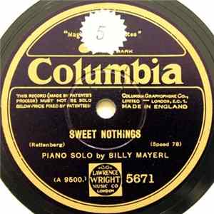 FLAC Billy Mayerl - Sweet Nothings / Jasmine