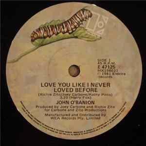 FLAC John O'Banion - Love You Like I Never Loved Before
