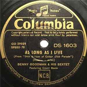 FLAC Benny Goodman & His Sextet - As Long As I Live / I Found A New Baby