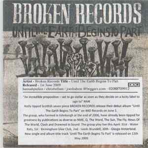 FLAC Broken Records - Until The Earth Begins To Part
