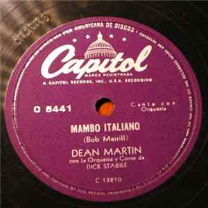 FLAC Dean Martin - Mambo Italiano / That's All I Want From You -Es Todo Lo Que Quiero De Ti