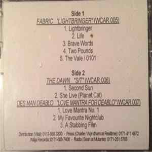 FLAC Various - Fabric/The Dawn/Des Man Deablo