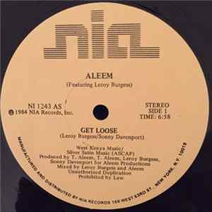 FLAC Aleem Featuring Leroy Burgess - Get Loose