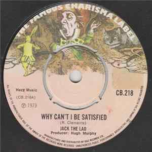 FLAC Jack the Lad - Why Can't I Be Satisfied