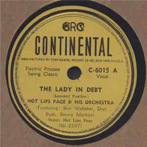 FLAC Hot Lips Page And His Orchestra - The Lady In Debt / Sunset Blues