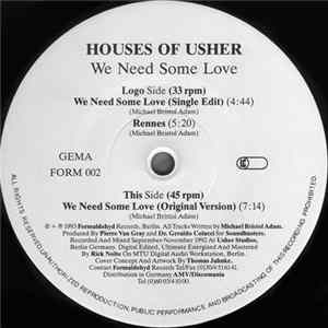 FLAC House Of Usher - We Need Some Love