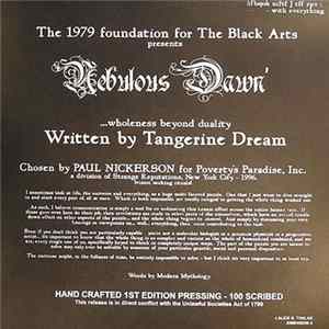 FLAC The 1979 Foundation For The Black Arts Presents Tangerine Dream - Nebulous Dawn