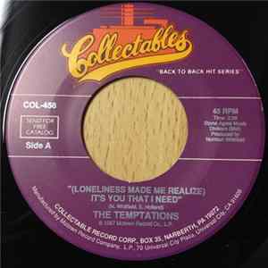 FLAC The Temptations - (Loneliness Made Me Realize) It's You That I Need / I Wish It Would Rain