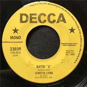 FLAC Loretta Lynn - Rated "X" / 'Til The Pain Outwears The Shame