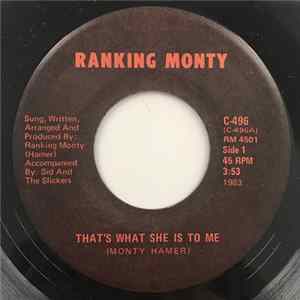 FLAC Ranking Monty - That's What She Is To Me