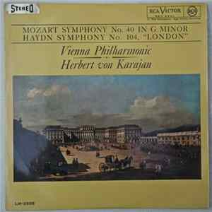 FLAC Mozart / Haydn - Vienna Philharmonic, Herbert Von Karajan - Symphony In G Minor / Symphony No. 104 "London"
