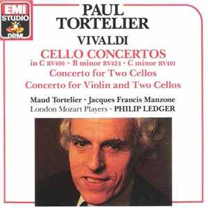 FLAC Paul Tortelier, Vivaldi, Maud Tortelier, Jacques Francis Manzone, London Mozart Players, Philip Ledger - Cello Concertos