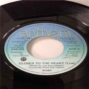 FLAC Rush - Closer To The Heart (Live)