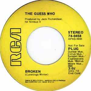 FLAC The Guess Who - Broken / Albert Flasher