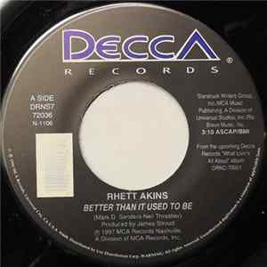 FLAC Rhett Akins - Better Than It Used To Be