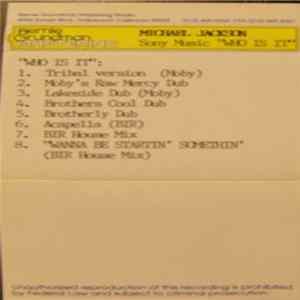 FLAC Michael Jackson - Who Is It Remixes