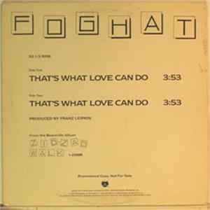 FLAC Foghat - That's What Love Can Do
