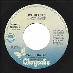 FLAC Pat Benatar - We Belong