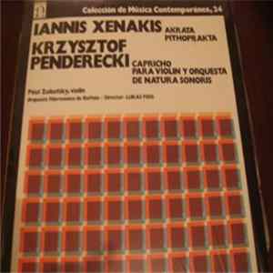 FLAC Iannis Xenakis / Krzysztof Penderecki - Akrata, Pithoprakta / Capriccio Para Violin Y Orquesta, De Natura Sonoris