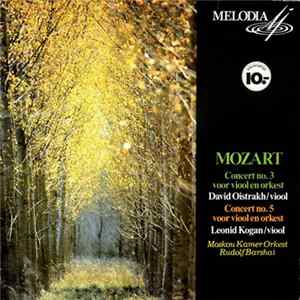 FLAC David Oistrakh, Leonid Kogan, Mozart - Violinconcertos Nr. 3 And 5