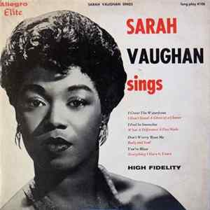 FLAC Sarah Vaughan - Sarah Vaughan Sings