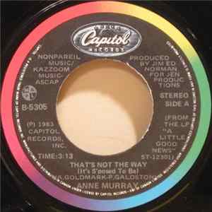 FLAC Anne Murray - That's Not The Way (It's S'Posed To Be)