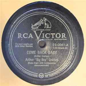FLAC Arthur "Big Boy" Crudup - Come Back Baby / Mercy Blues