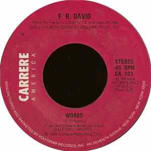 FLAC F. R. David - Words