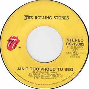 FLAC The Rolling Stones - Ain't Too Proud To Beg