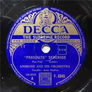 FLAC Ambrose And His Orchestra - "Frasquita" Serenade / Anywhere