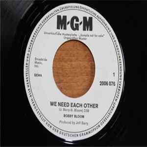 FLAC Bobby Bloom - We Need Each Other