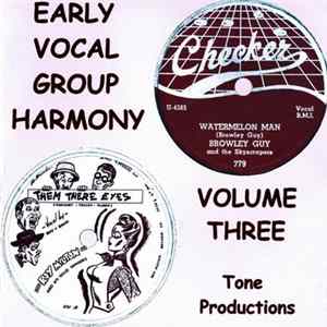 FLAC Various - Early Vocal Group Harmony Volume Three