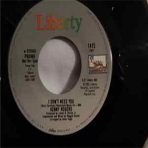 FLAC Kenny Rogers - I Don't Need You