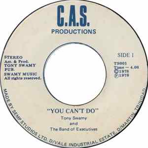FLAC Tony Swamy And The Band Of Executives - You Can't Do / Disco Jiver