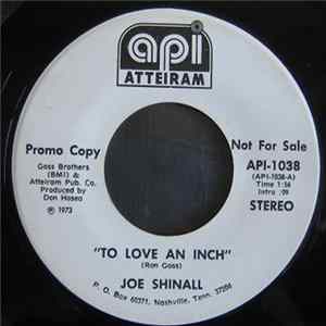 FLAC Joe Shinall - To Love An Inch / Lately We Don't Talk About It