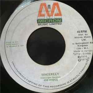 FLAC Joe Higgs - Sincerely