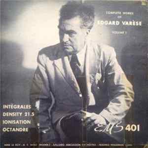 FLAC Edgard Varèse - Complete Works Of Edgard Varèse, Volume 1