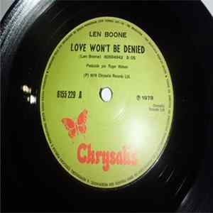 FLAC Len Boone - Love Won't Be Denied