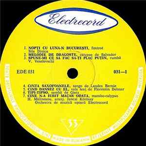 FLAC Orchestra de muzică ușoară Electrecord / Orchestra de Suflători - Muzică De Dans