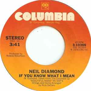 FLAC Neil Diamond - If You Know What I Mean / Street Life