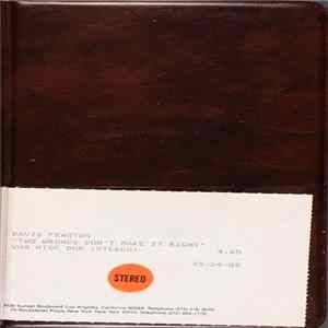 FLAC David Peaston - Two Wrongs Don't Make It Right