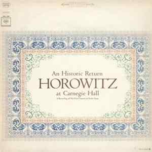 FLAC Horowitz - Horowitz At Carnegie Hall (An Historic Return)