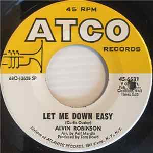 FLAC Alvin Robinson - Let Me Down Easy / Baby Don't You Do It