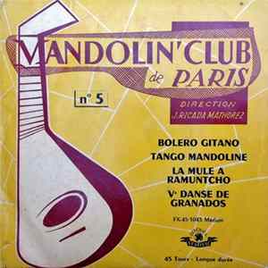 FLAC Mandolin'Club De Paris , Direction: J. Ricada Mathorez - N° 5